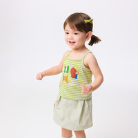  balabala/巴拉巴拉 吸湿速干 儿童短袖套装