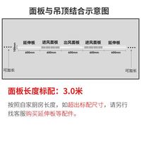 博伸 COOL家厨房专用空调制冷机凉霸家用嵌入式防油烟大冷量厨房空调 【需打