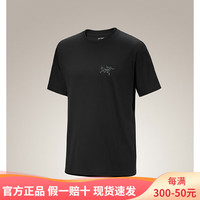 ARC'TERYX 男款Kragg SL Cotton Shirt SS 25新款短袖透气舒适超轻吸湿排汗 Black/黑色