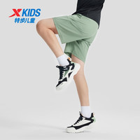 特步 透气舒适 儿童运动短裤