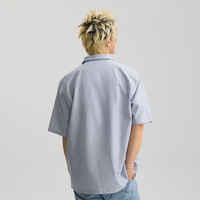  Lee/李 条纹设计 男士短袖衬衫