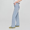 Lee 427高腰喇叭浅蓝色女凉感牛仔裤