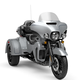  HARLEY-DAVIDSON 暗黑饰面丝绸银 正三轮摩托车　