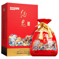 酒鬼 马年限定 52度馥郁香型白酒 1000mL 礼盒装