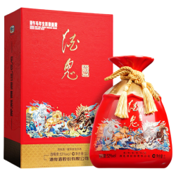 酒鬼 马年限定 52度馥郁香型白酒 1000mL 礼盒装