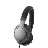 audio-technica 铁三角 ATH-AR5iS 耳罩式头戴式动圈有线耳机 黑色 3.5mm
