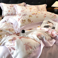 布之美 60支纯天然莱赛尔天丝四件套 200x230cm