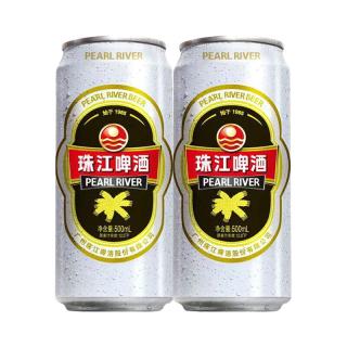  PEARL RIVER/珠江啤酒  12°P珠江啤酒 500mL 2罐 听装