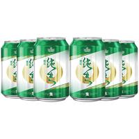PEARL RIVER/珠江啤酒 珠江纯生啤酒 9°P珠江纯生啤酒 330mL 6罐 听装 330ml