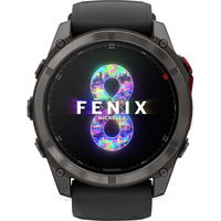 佳明 Fenix 8 MicroLED ECG心电监测 黑色 51mm 蓝牙版 智能手表