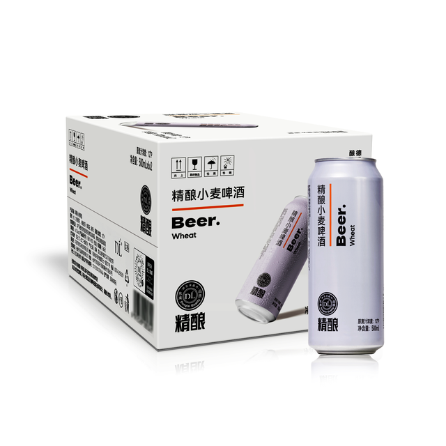 胖东来 精酿小麦啤酒 500ml*12瓶