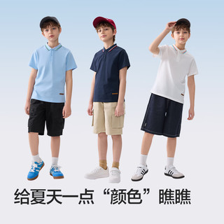  balabala/巴拉巴拉 凉感速干 儿童POLO衫