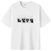  Semir/森马 趣味斑驳印花 男士短袖T恤 XL 漂白10007