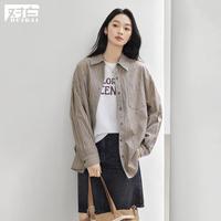 DUIBAI 女式条纹衬衫 FDC164