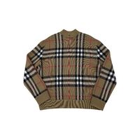  BURBERRY/博柏利 羊毛撞色格纹 女士针织衫