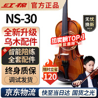 红棉 Kapok 红棉 NS-30 4/4 全实木小提琴（学生儿童新手入门练习，含配件）