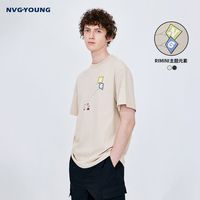 navigare [纯棉]Navigare意大利小帆船纯色短袖t恤女夏季潮流休闲情侣体恤