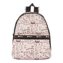 LeSportsac 趣味线条小狗 电脑背包