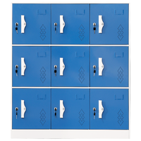  ZHONGWEI/中伟 GYGL-62 更衣柜  九门蓝色 3层