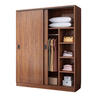  ZHONGWEI/中伟 简约北欧 更衣柜  长100*深50cm含顶柜（免费送装） 2层