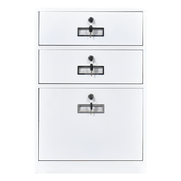  NG/奈高 带锁 文件柜 抽屉  3层