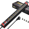  AMPCOM/安普康 AMPDU810 防过载 PDU机柜插座  八位10A开关+过载多用孔