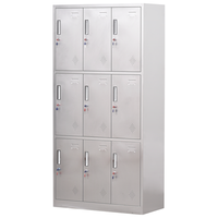  ZHONGWEI/中伟 GYG*11 不锈钢更衣柜  九门 3层