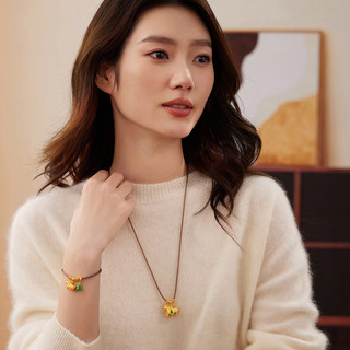  LUKFOOK JEWELLERY/六福珠宝 足金唐马福满传家 黄金项链