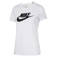 NIKE 耐克 女士纯棉圆领短袖T恤BV6170-100 白色M