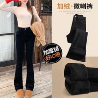 BAIYUAN TROUSERS/百圆裤业 加绒 女士牛仔裤