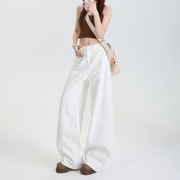 BAIYUAN TROUSERS/百圆裤业 垂感 女士阔腿牛仔裤