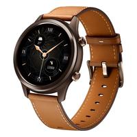 vivo WATCH系列 WA2052 智能手表 42mm 不锈钢 皮革表带 摩卡棕（血氧、GPS、北斗）
