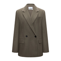  LILY/丽丽 复古宽肩平驳领 女士西装