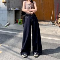 BAIYUAN TROUSERS/百圆裤业 显瘦 女士牛仔裤