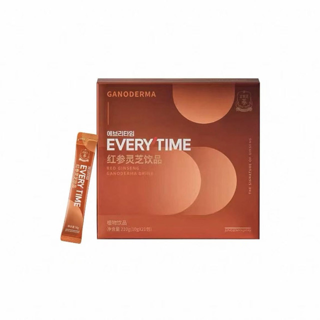 正官庄 红参浆灵芝红参浓缩液10g*21条/盒