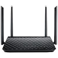 ASUS 华硕 RT-AC1200GU 双频1200M 千兆高速无线路由器 黑色