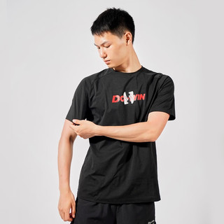  Do-WIN/多威 专业跑步训练 运动T恤 黑色 S