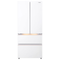 移动端、京东百亿补贴：东芝 大白梨系列 GR-RF528WI-PM1 风冷法式门冰箱 502L 贝母白