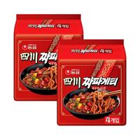NONGSHIM/农心 韩国 辣味炸酱面 四川炸酱面137g*8袋