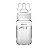 AVENT 新安怡 经典系列 SCF647/17 宽口径玻璃奶瓶 240ml