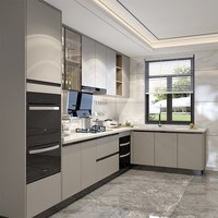 金牌 厨柜 168757522285802 厨房整体橱柜 1m地柜+1m台面+0.5m吊柜 金牌厨柜定制