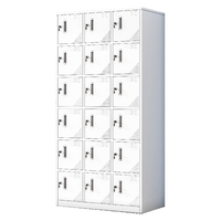  ZHONGWEI/中伟 加厚 更衣柜 锁  十八门更衣柜 90*35*180cm