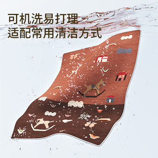  ComiComi 防滑 入户地垫 云居嬉摇