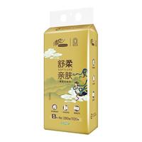 清风 立体压花 抽纸1箱6包280抽
