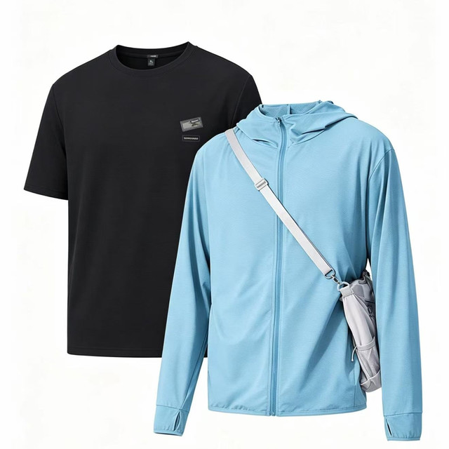 真维斯 UPF50+ 男士防晒衣+冰丝短袖