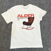 無印良品 MUJI 300g重磅新疆棉美式复古夏vintage潮牌躺椅印花短袖T恤宽松muji