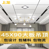 上龙 450×900集成吊顶铝扣板铝天花大板吊顶厨房卫生间餐厅客厅吊顶 集成大板 含配件/片