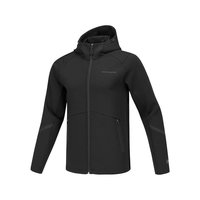 斯凯奇 春季男款运动休闲连帽梭织外套 P125M024/0018