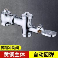 莱尔诗丹 脚踏式冲水阀 厕所大便池蹲便器冲洗阀 公共卫生间阀门