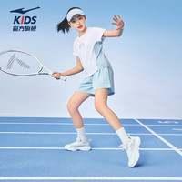 鸿星尔克 童装女童儿童套装短袖短裤两件套 多色可选